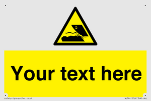 Custom Warning submerged objects in watercraft areas